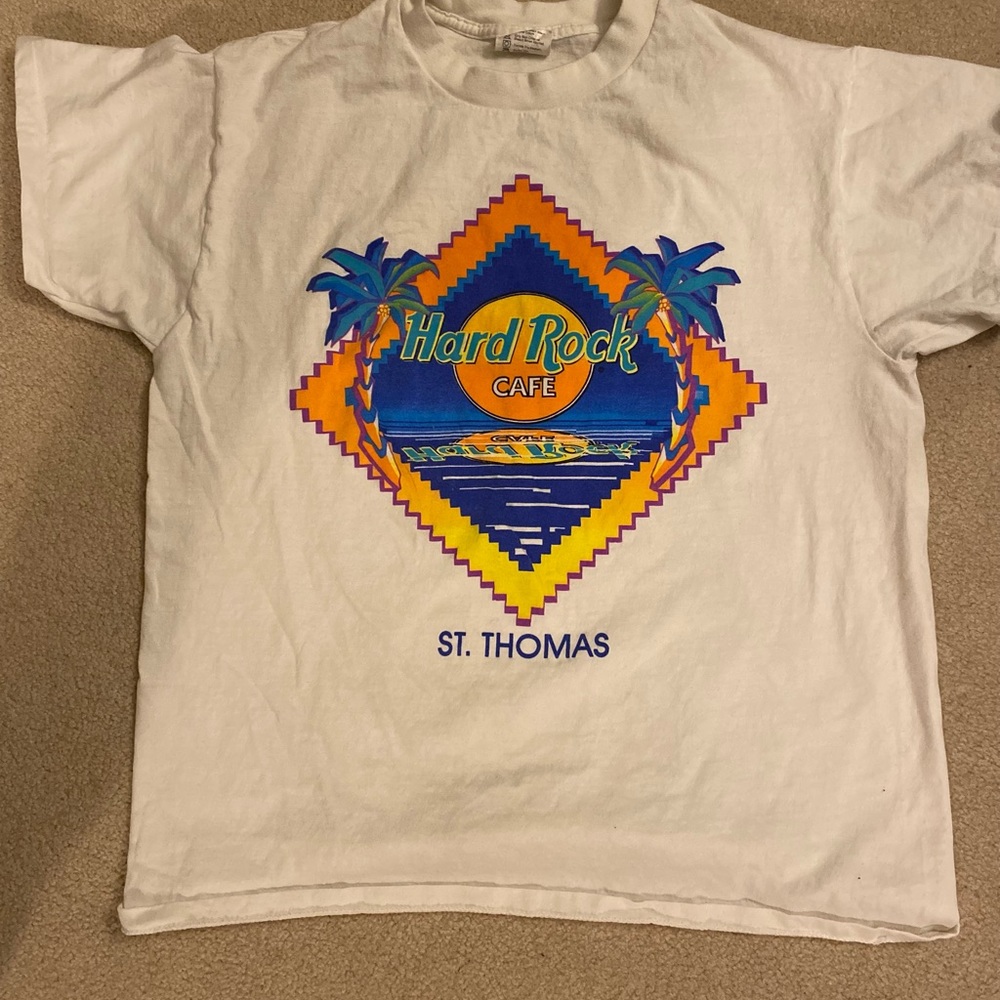Vintage Hard-rock cafe  shirt St Thomas